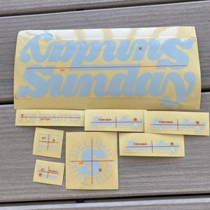 COPY - COPY - SUNDAY 2022 FORECASTER PARK - MACA PEREZ GRASSET STICKER KIT BMX …